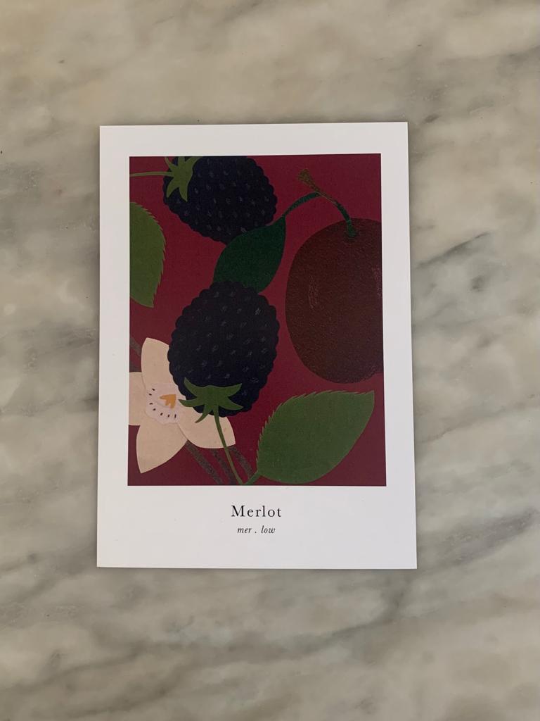 Grape Variety Postcards (Pack of 8)
